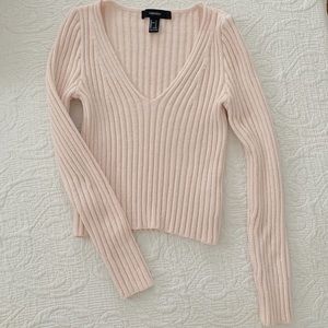 Forever 21 V-Neck Sweater Sz Small